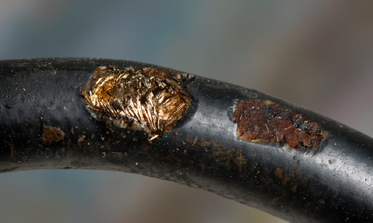 tubi oleodinamici danneggiati